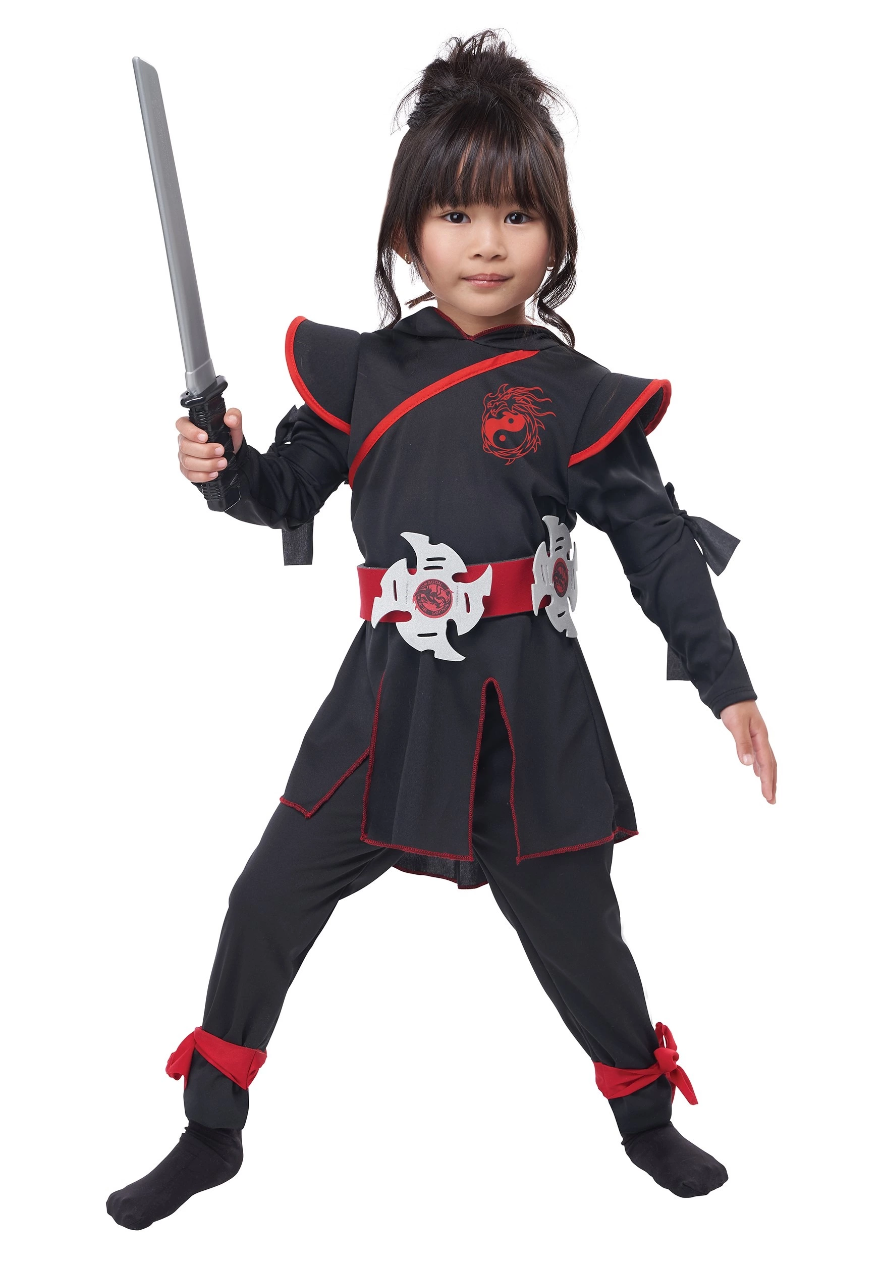 California Costume Collection Lil' Ninja Costume For Girls 1 California Costume Collection Lil' Ninja Costume For Girls