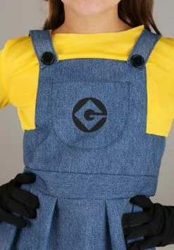 Jerry Leigh Minion Costume For Girls -Scary Costumes store girls minion costume alt 3