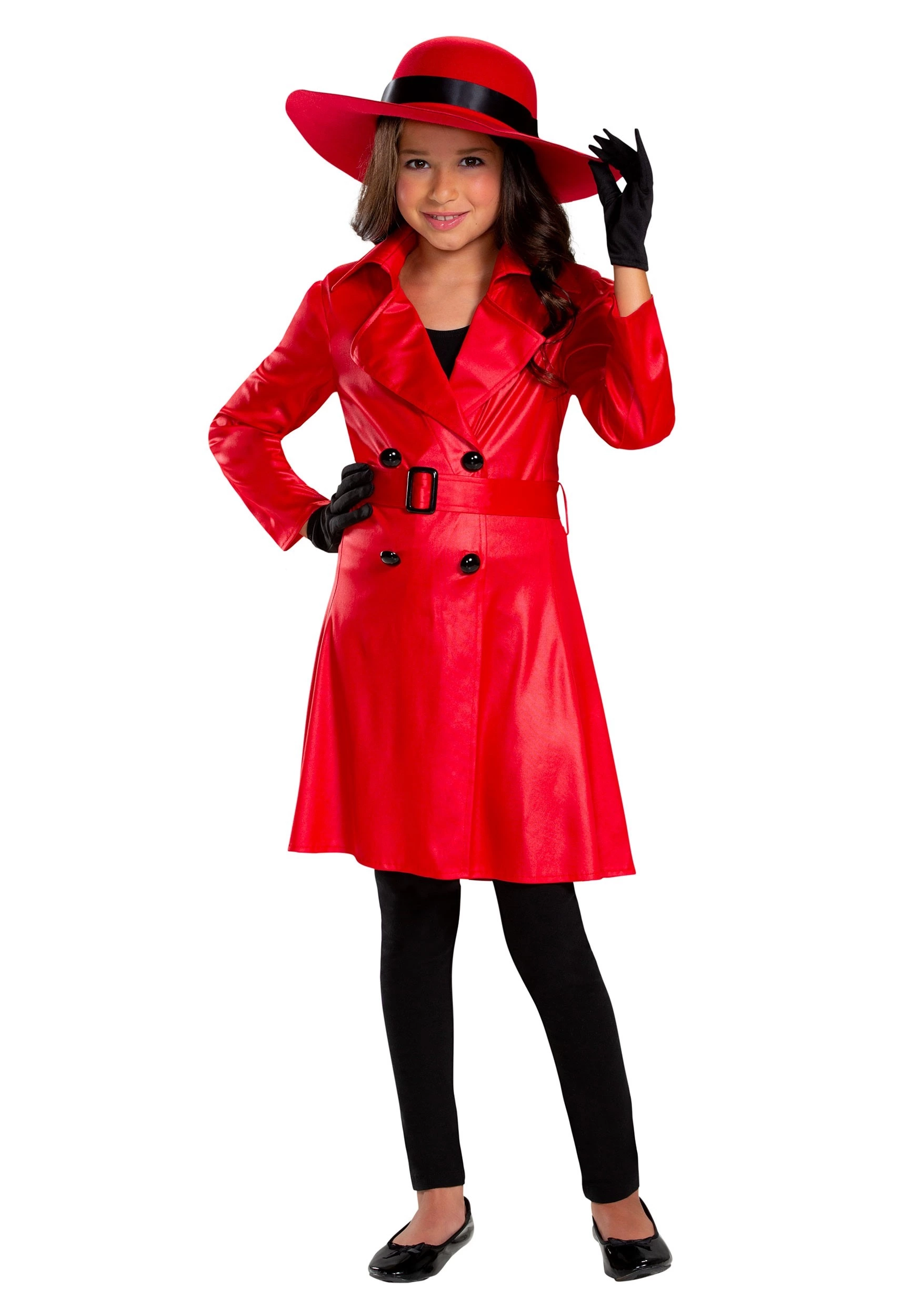 LF Products Pte. Ltd. Girl's Mystery Agent Costume 1 LF Products Pte. Ltd. Girl's Mystery Agent Costume