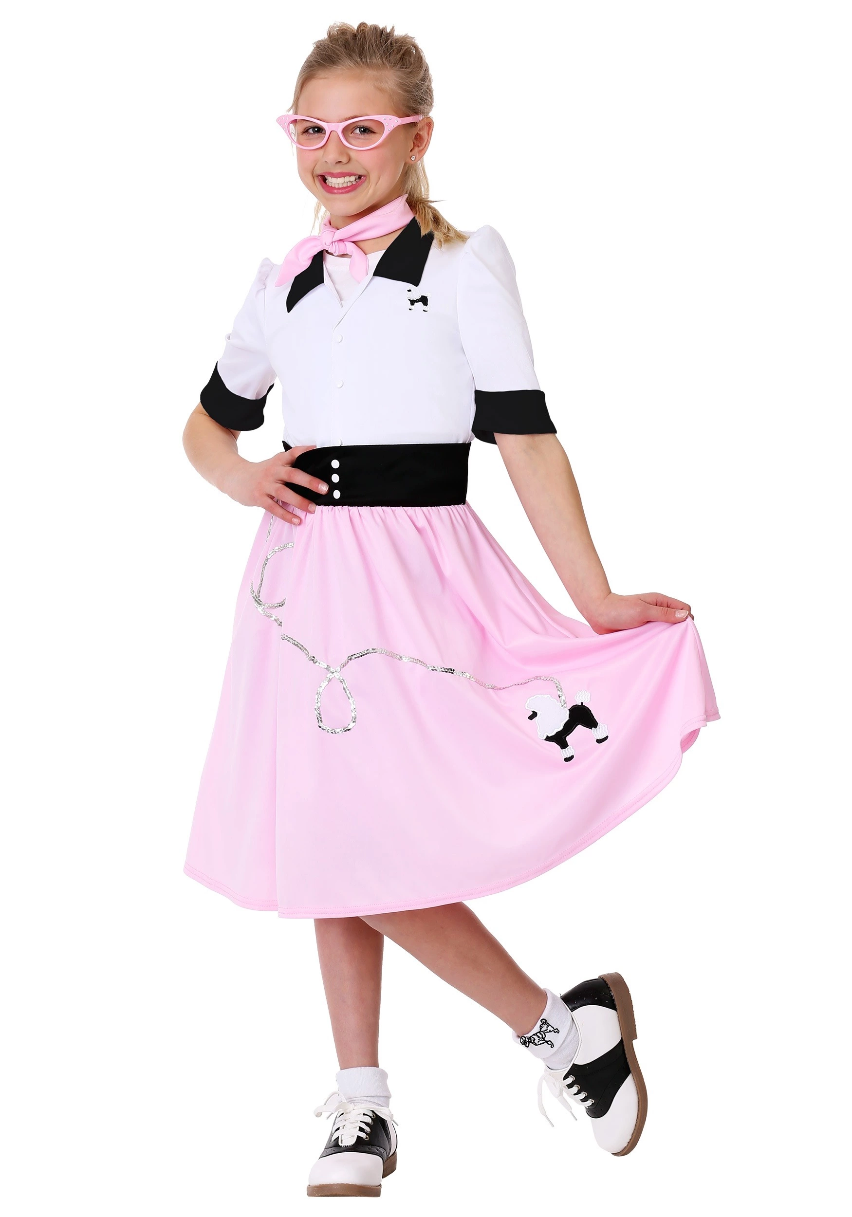 Fun Costumes Sock Hop Sweetheart Costume For Girls 1 Fun Costumes Sock Hop Sweetheart Costume For Girls