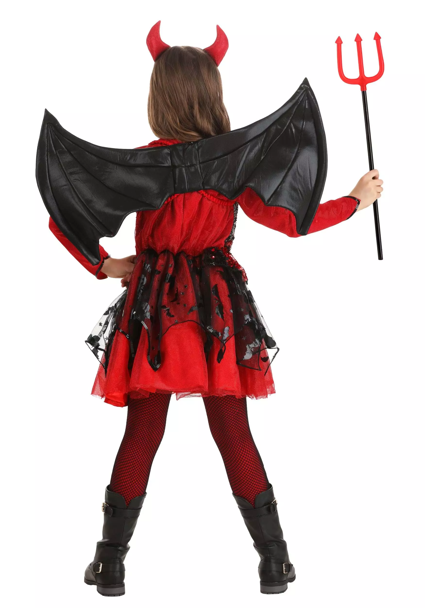 Suzhou Zhongsheng Imp & Exp Co., Ltd Sparkling Devil Dress Costume For Girls 2 Suzhou Zhongsheng Imp & Exp Co., Ltd Sparkling Devil Dress Costume For Girls - Image 2