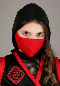 Fun Costumes Girl's Stealth Ninja Costume -Scary Costumes store girls stealth ninja costume alt 3