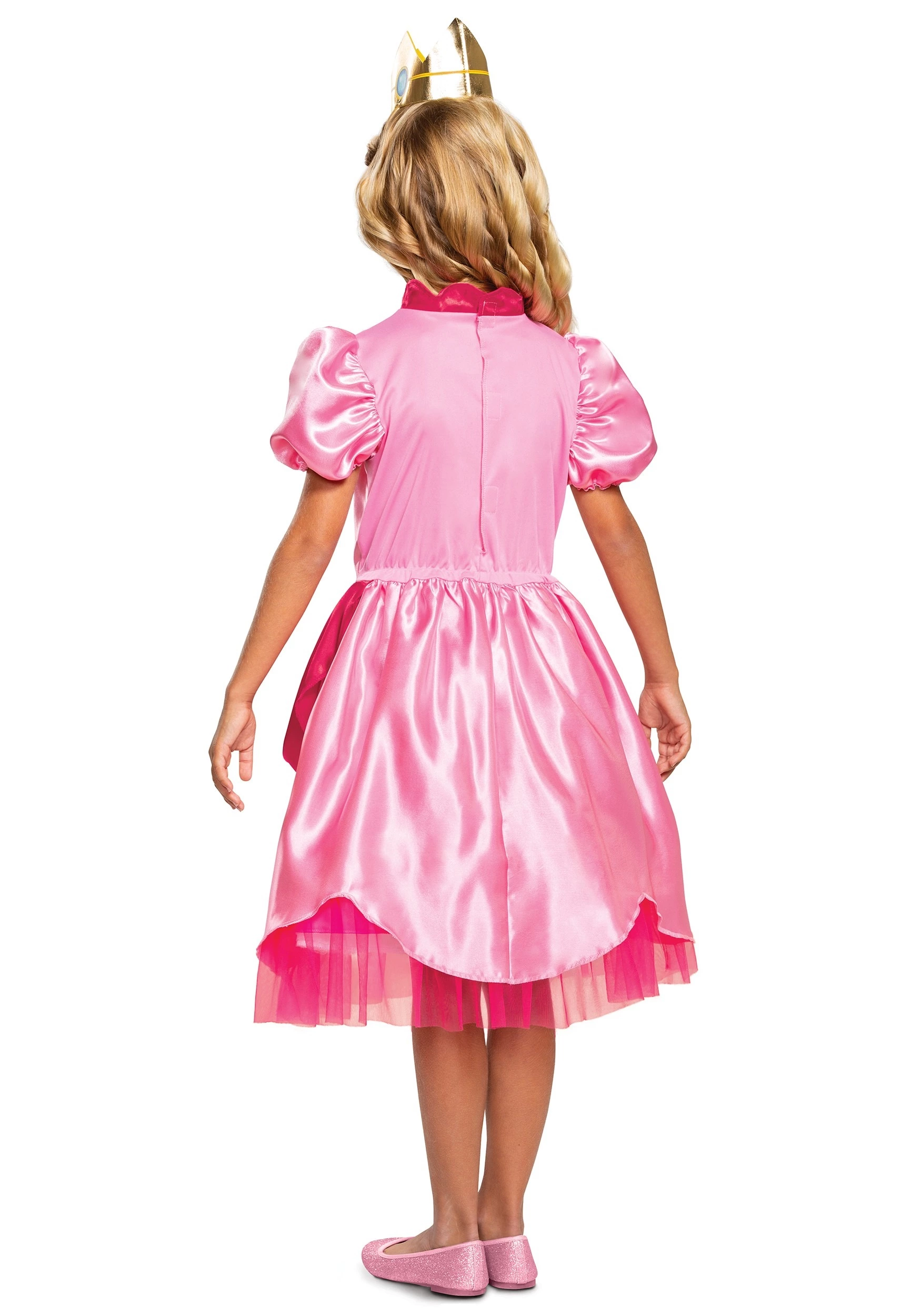 Disguise Super Mario Classic Princess Peach Costume For Girls 2 Disguise Super Mario Classic Princess Peach Costume For Girls - Image 2