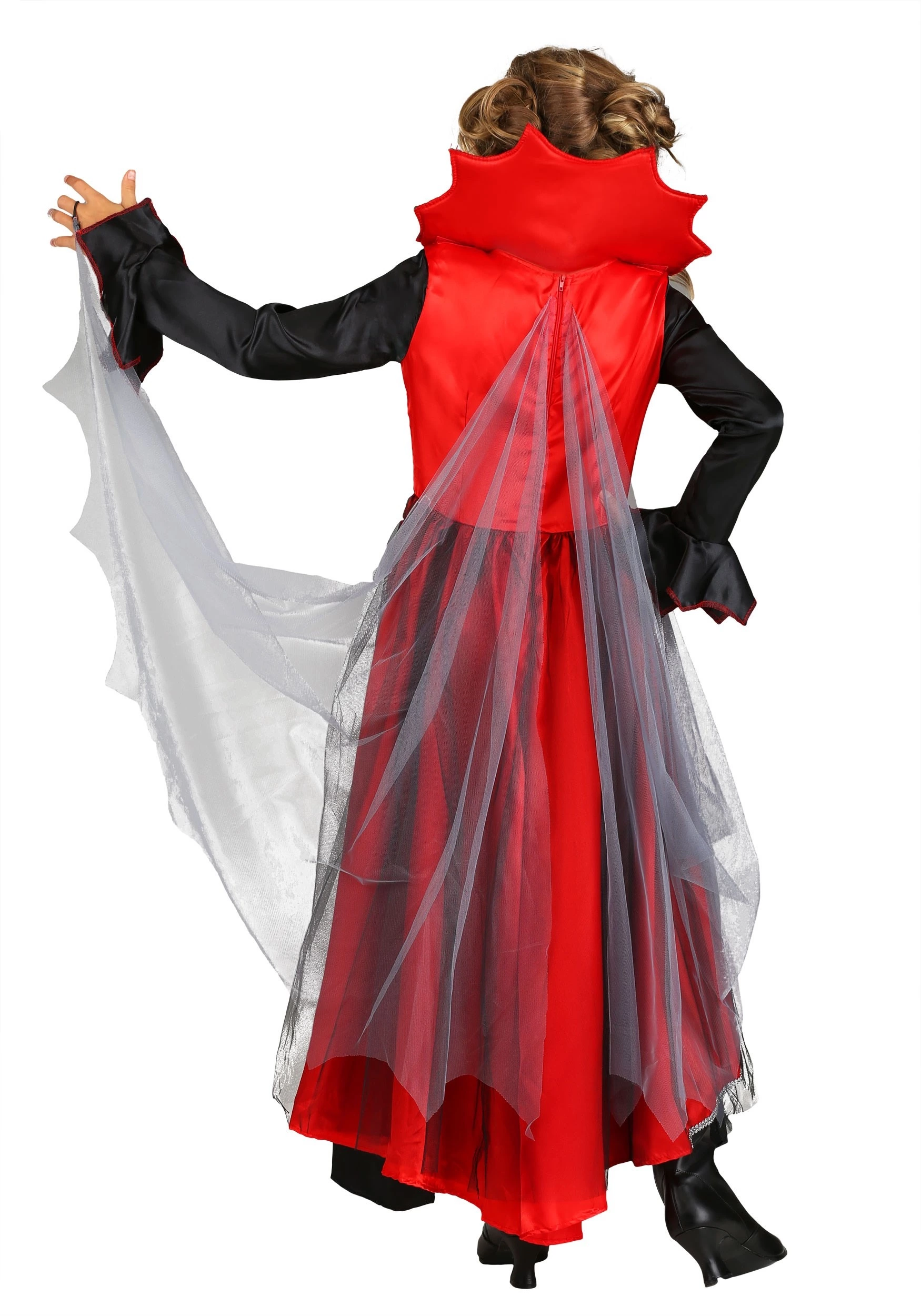 Fun Costumes Girls Vampire Costume 2 Fun Costumes Girls Vampire Costume - Image 2