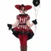 California Costume Collection Girl's Wicked Clown Costume
