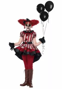 California Costume Collection Girl's Wicked Clown Costume