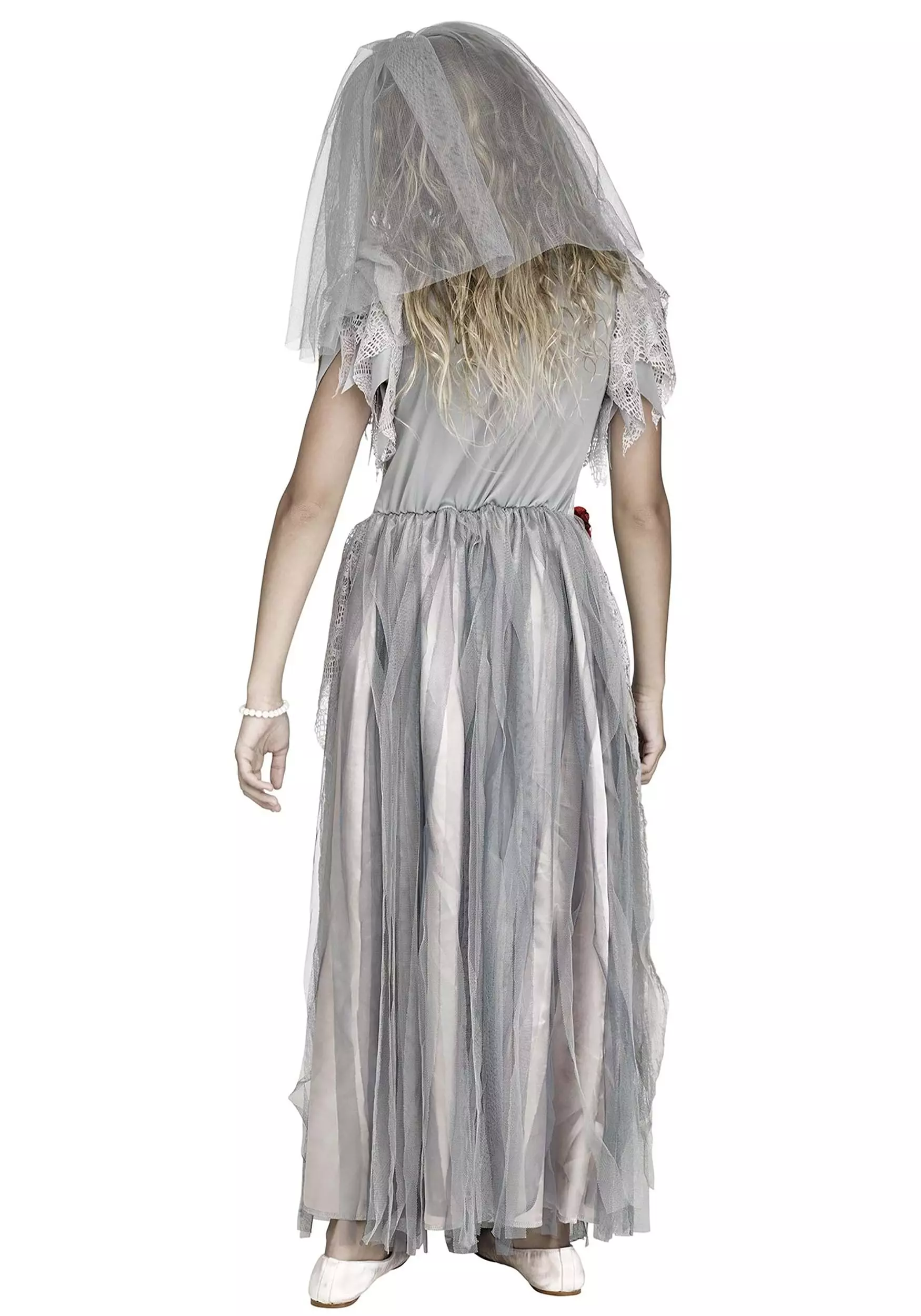 Fun World Zombie Bride Costume For Girls 2 Fun World Zombie Bride Costume For Girls - Image 2