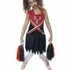 Smiffys Zombie Girl's Cheerleader Costume