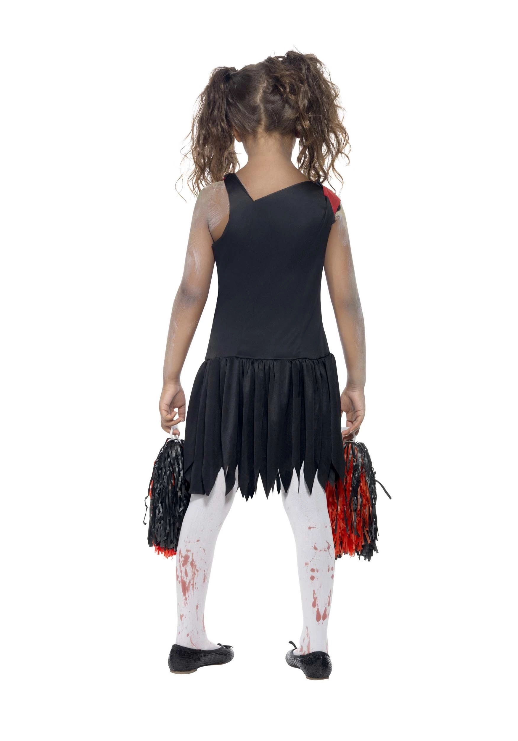 Smiffys Zombie Girl's Cheerleader Costume 2 Smiffys Zombie Girl's Cheerleader Costume - Image 2