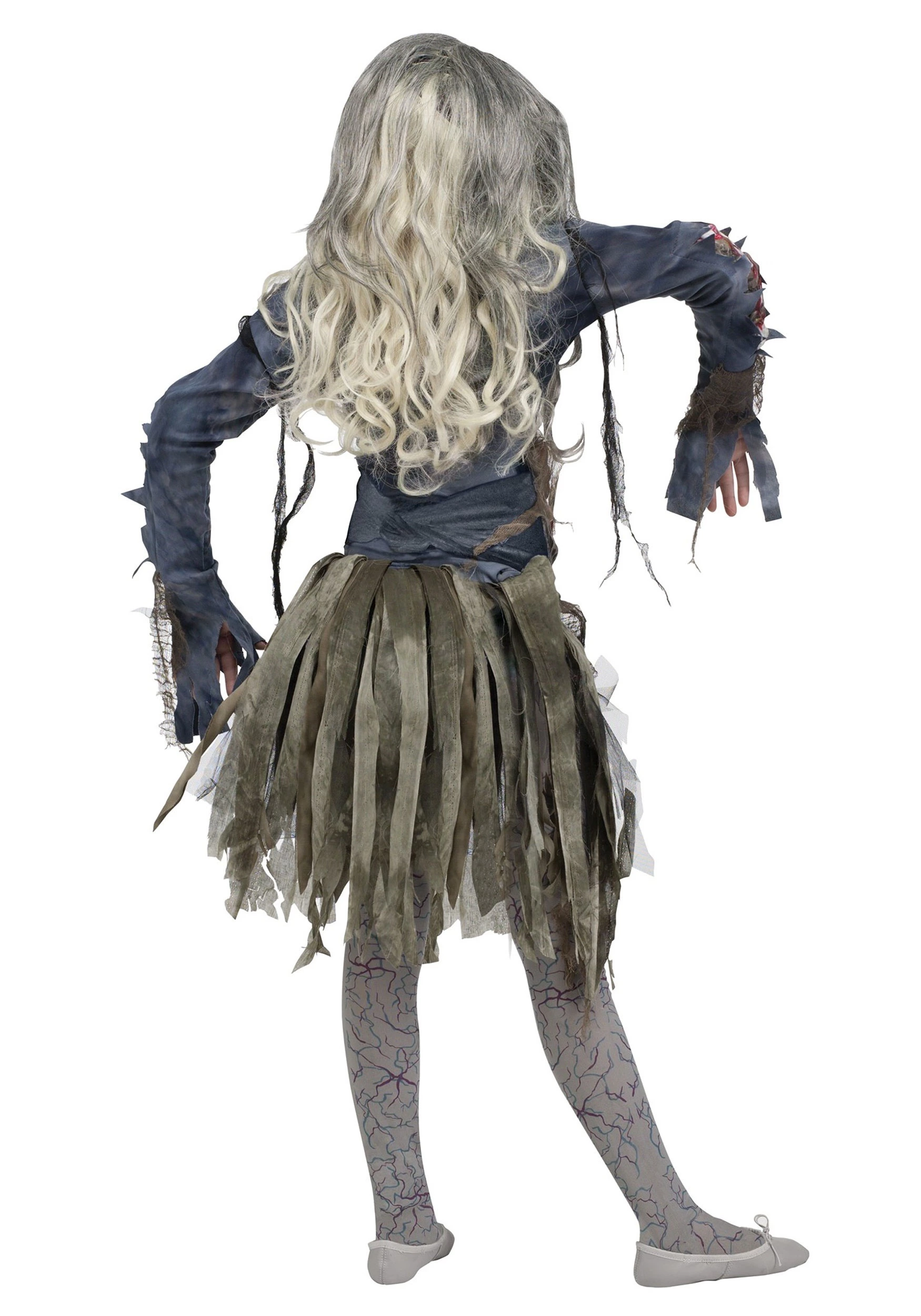 Fun World Girls Zombie Costume 2 Fun World Girls Zombie Costume - Image 2