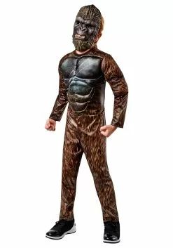Rubies Costume Co. Inc Godzilla VS Kong Kid's King Kong Costume 6 Rubies Costume Co. Inc Godzilla VS Kong Kid's King Kong Costume -Scary Costumes store godzilla vs kong king kong child costume alt 2
