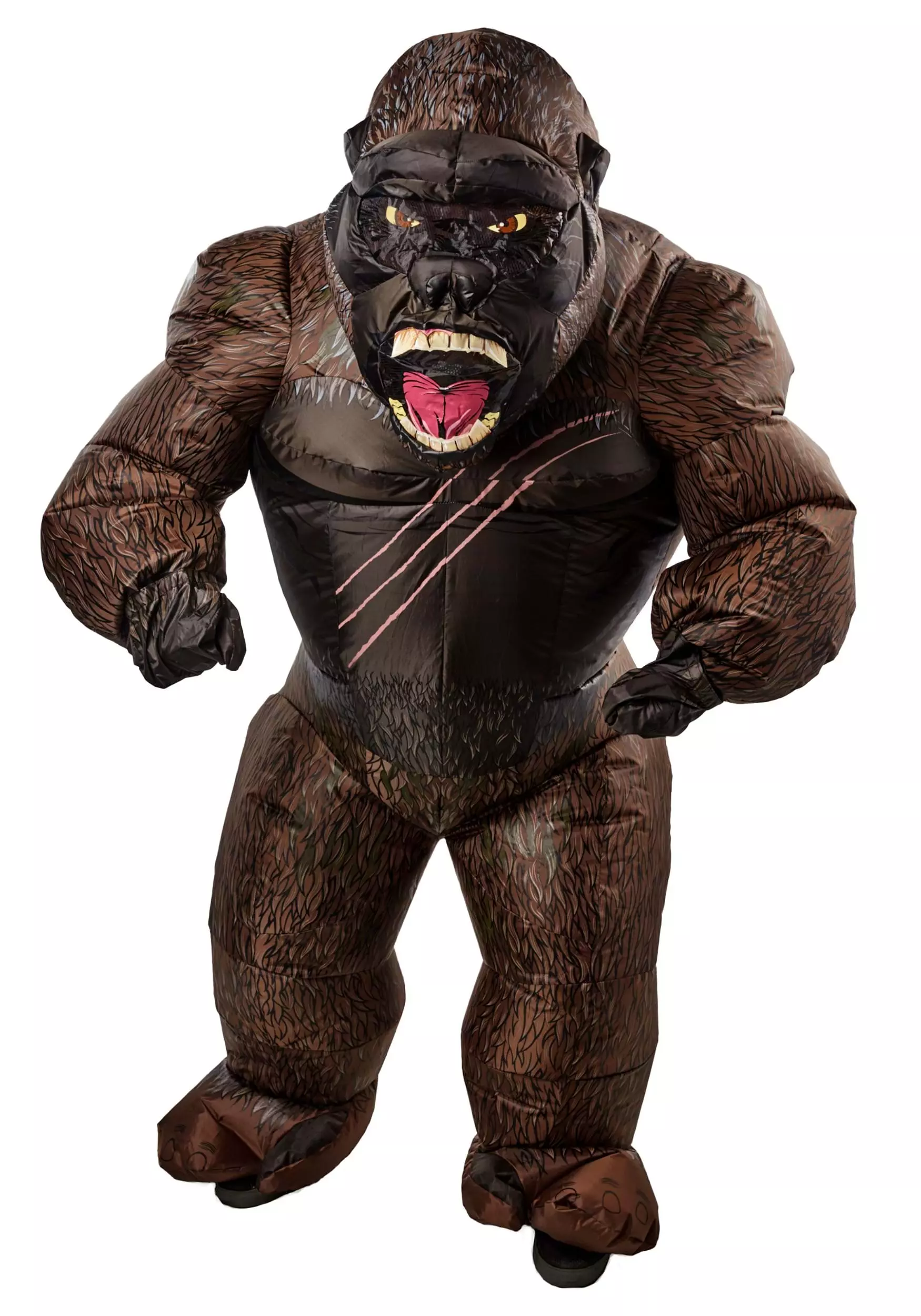 Rubies Costume Co. Inc Godzilla VS Kong Adult King Kong Inflatable Costume Vinyl Figure 3 Rubies Costume Co. Inc Godzilla VS Kong Adult King Kong Inflatable Costume Vinyl Figure - Image 3