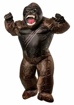 Rubies Costume Co. Inc Godzilla VS Kong Kid's King Kong Inflatable Costume 8 Rubies Costume Co. Inc Godzilla VS Kong Kid's King Kong Inflatable Costume -Scary Costumes store godzilla vs kong king kong inflatable kids costume a2