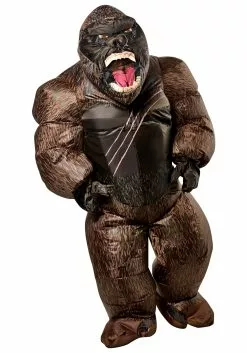 Rubies Costume Co. Inc Godzilla VS Kong Kid's King Kong Inflatable Costume 9 Rubies Costume Co. Inc Godzilla VS Kong Kid's King Kong Inflatable Costume -Scary Costumes store godzilla vs kong king kong inflatable kids costume a3