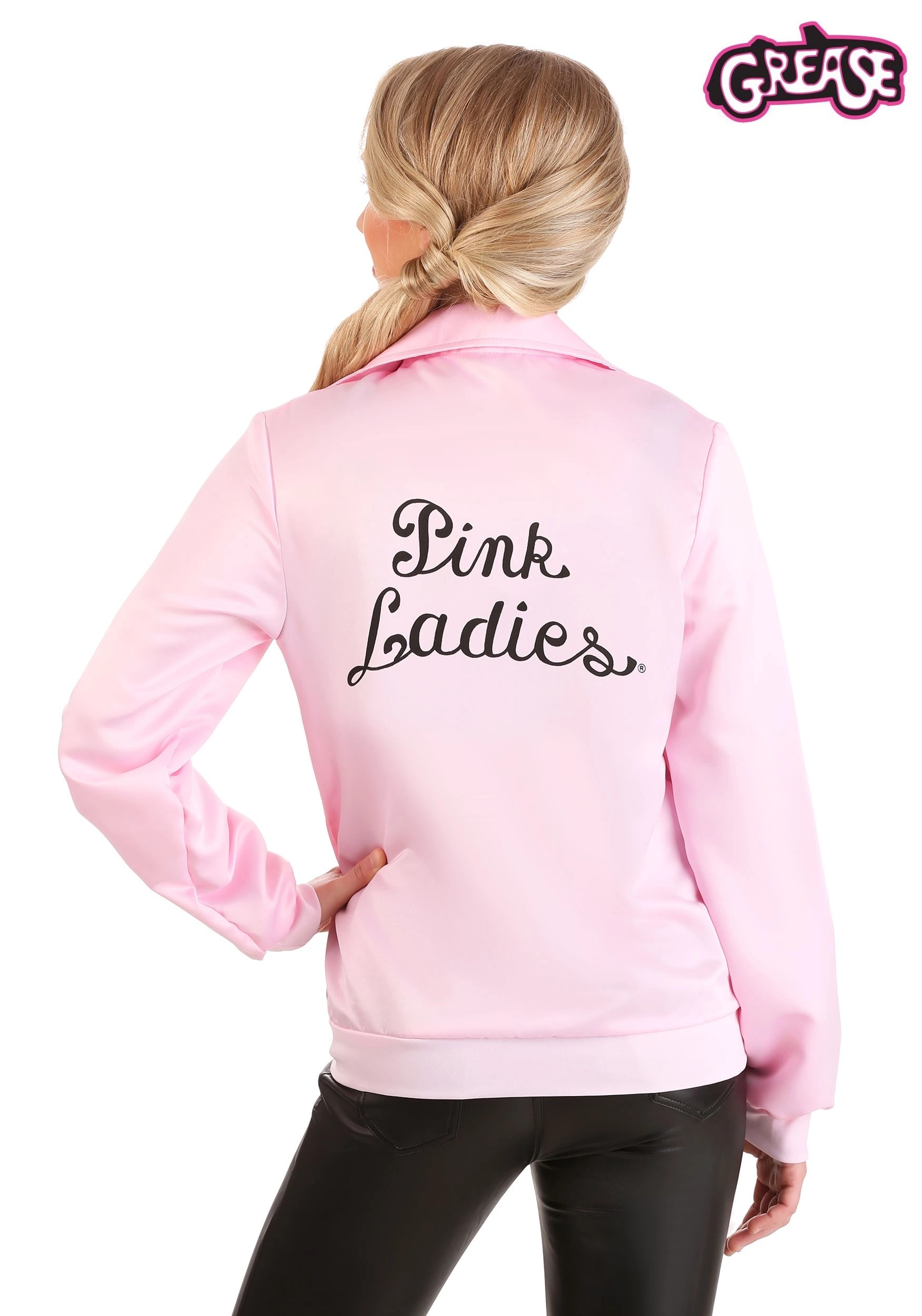 Fun Costumes Pink Ladies Jacket Grease Costume 2 Fun Costumes Pink Ladies Jacket Grease Costume - Image 2