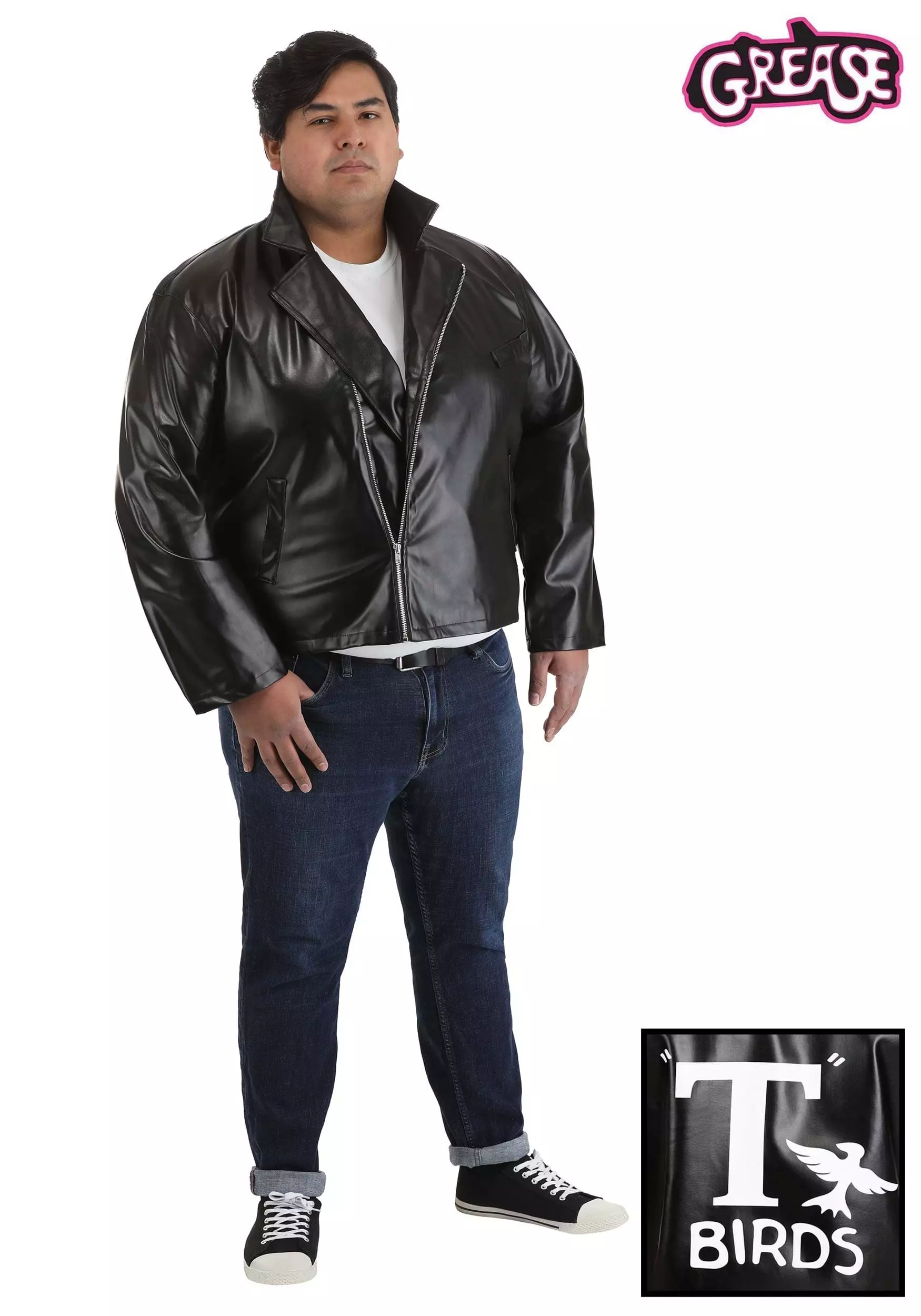 Fun Costumes Grease T-Birds Plus Size Jacket Costume 1 Fun Costumes Grease T-Birds Plus Size Jacket Costume