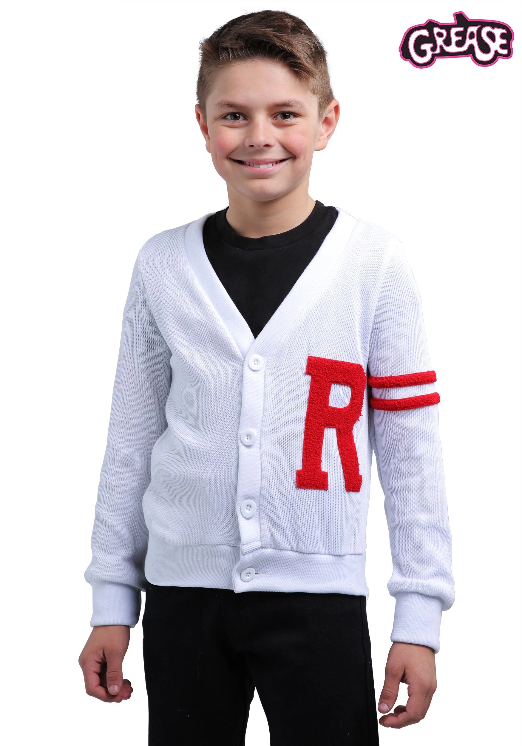 Fun Costumes Boys Grease Rydell High Letterman Costume Sweater 1 Fun Costumes Boys Grease Rydell High Letterman Costume Sweater