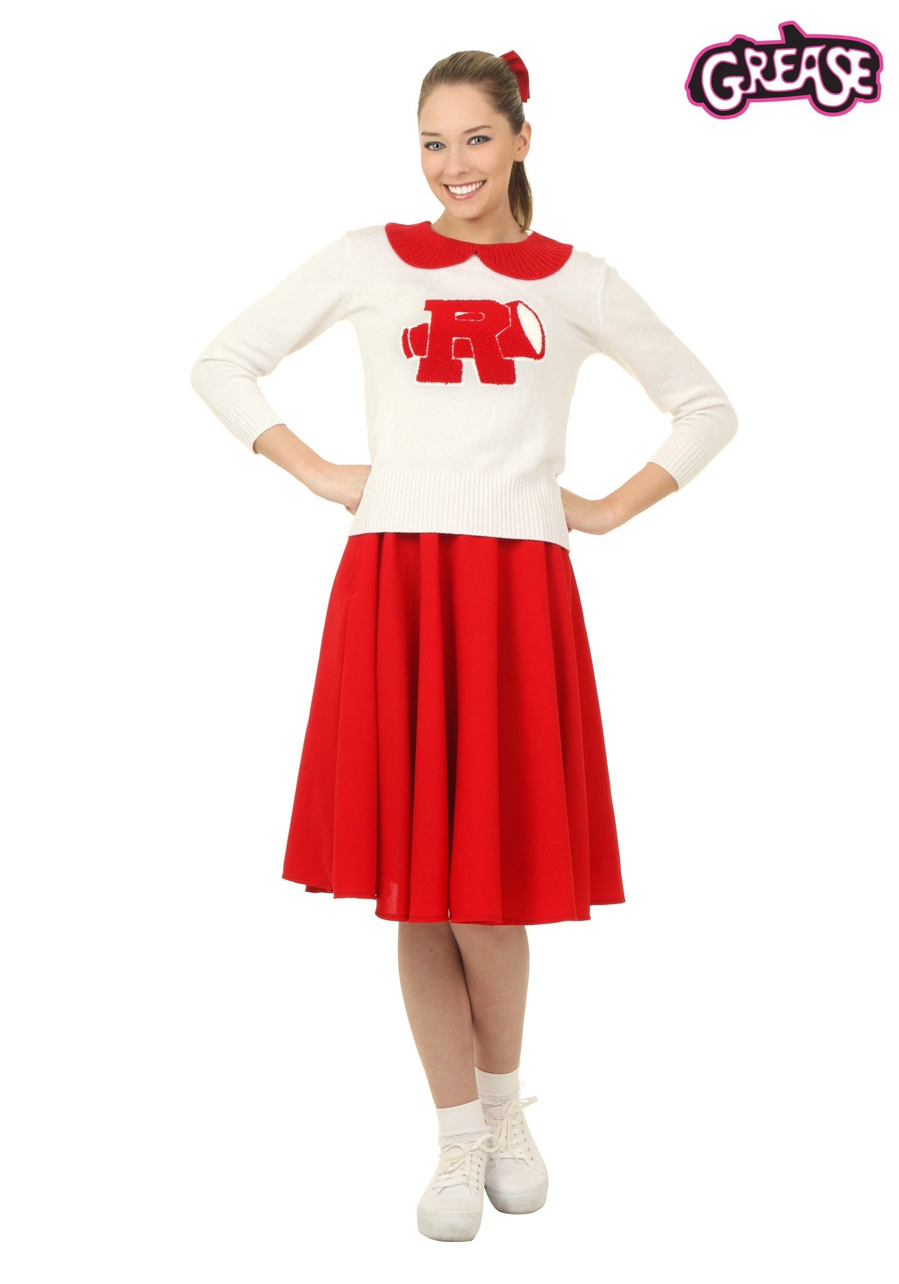 Fun Costumes Grease Rydell High Plus Size Women's Cheerleader Costume 1 Fun Costumes Grease Rydell High Plus Size Women's Cheerleader Costume