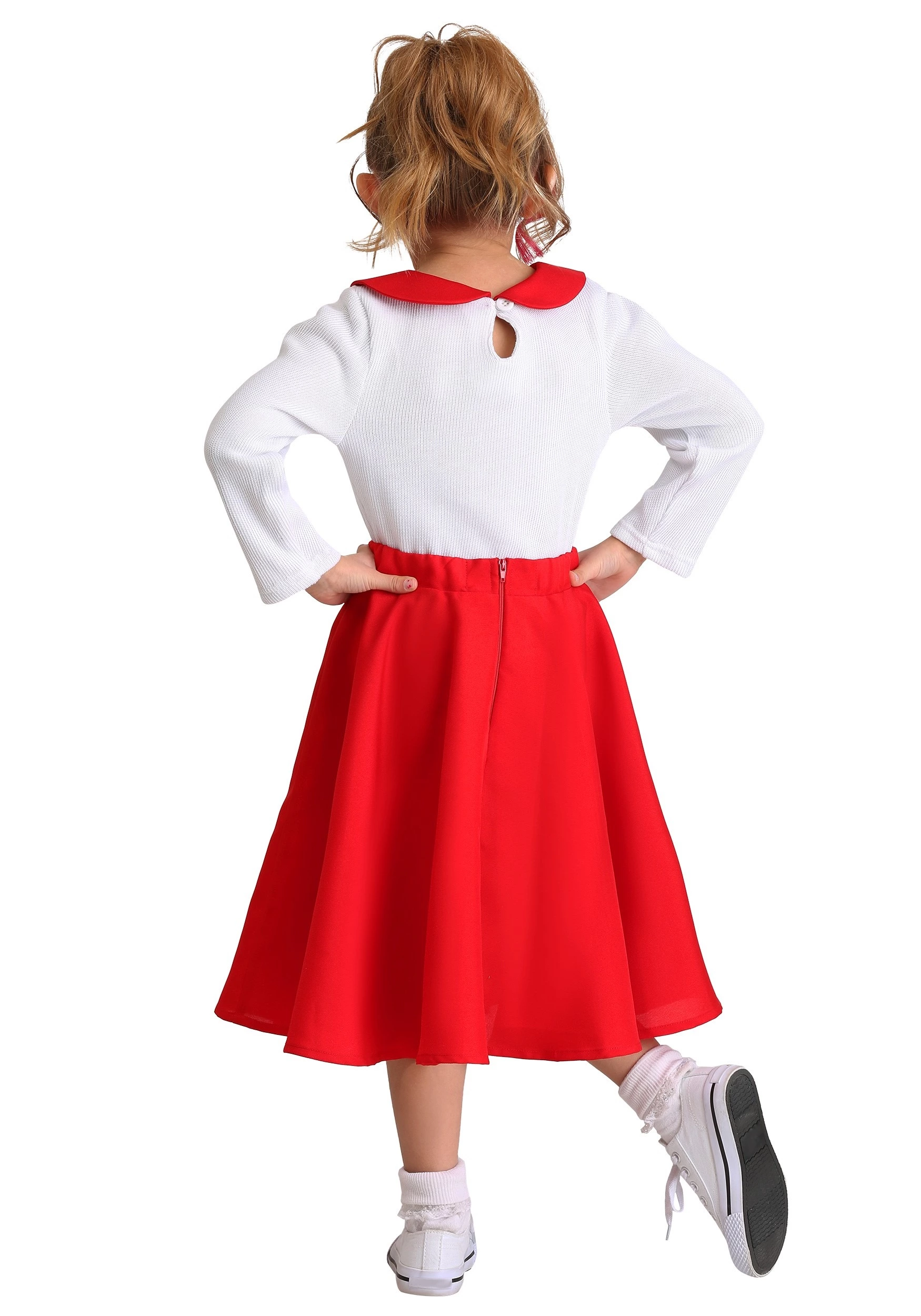 Fun Costumes Grease Rydell High Toddler Cheerleader Costume 2 Fun Costumes Grease Rydell High Toddler Cheerleader Costume - Image 2