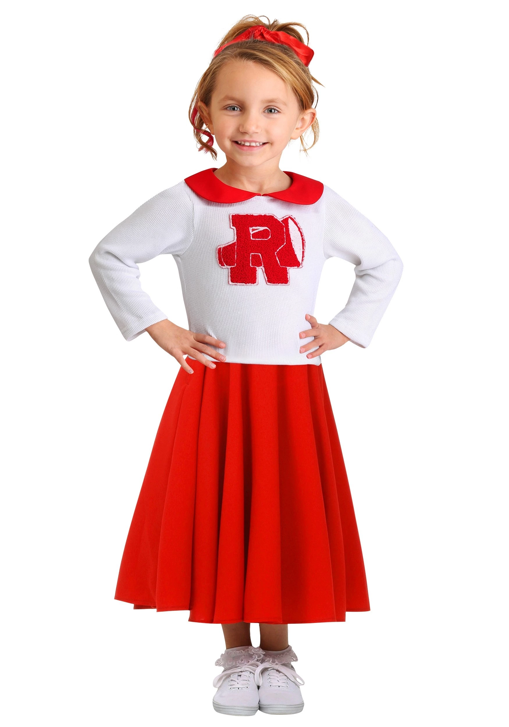 Fun Costumes Grease Rydell High Toddler Cheerleader Costume 1 Fun Costumes Grease Rydell High Toddler Cheerleader Costume