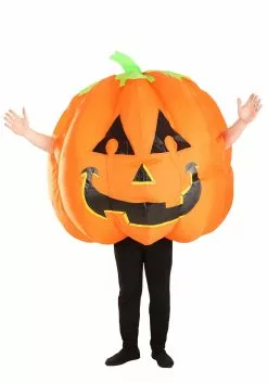 NingBo Wonderful Industry & Trade Ltd Grinning Inflatable Pumpkin Adult Costume