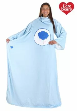 Hangzhou Lemon Garments Grumpy Bear Wearable Throw Blanket For Adults