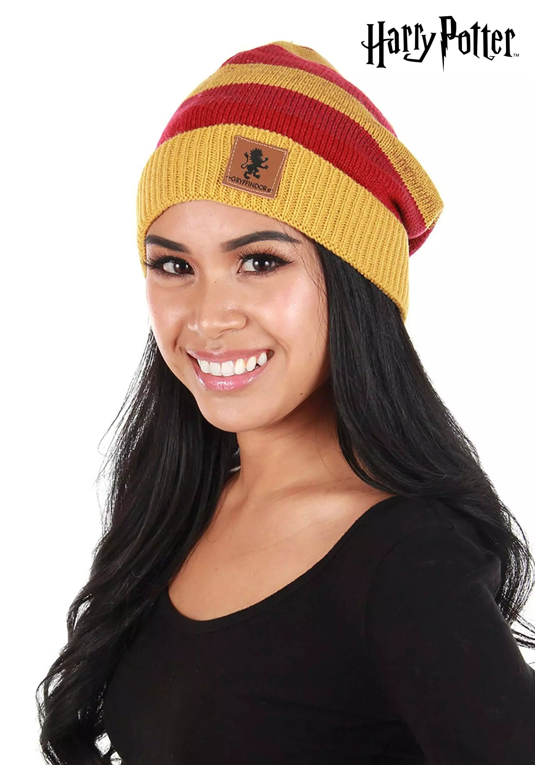 Elope Gryffindor Heathered Knit Warm Beanie 1 Elope Gryffindor Heathered Knit Warm Beanie