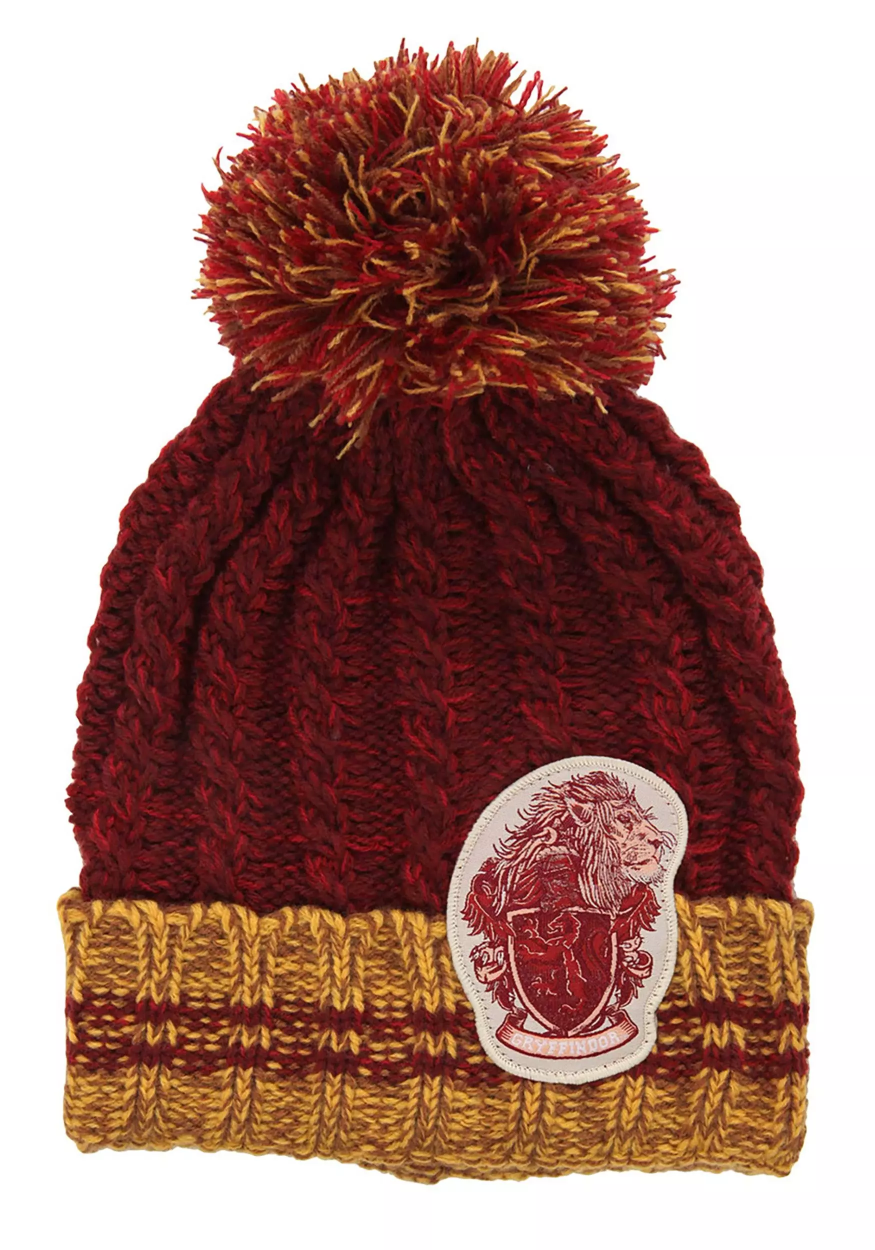 Elope Heathered Pom Beanie Gryffindor 4 Elope Heathered Pom Beanie Gryffindor - Image 4
