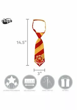 Elope Gryffindor Class Toddler Breakaway Tie 9 Elope Gryffindor Class Toddler Breakaway Tie -Scary Costumes store gryffindor toddler tie alt 4