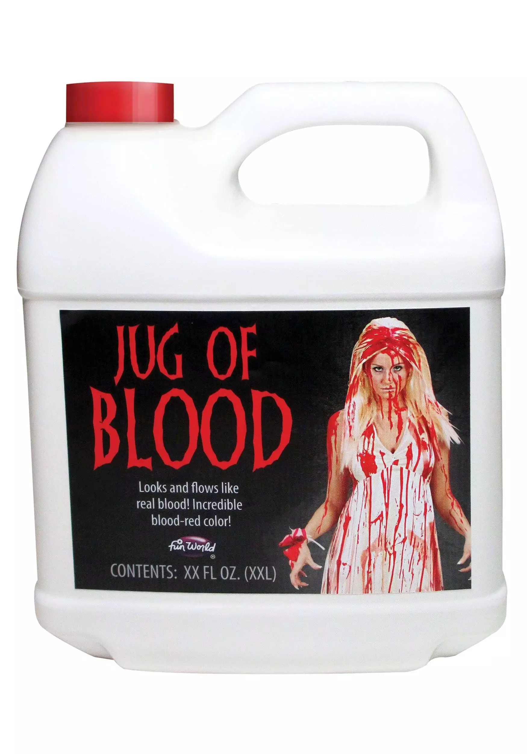Fun World 64 Oz. Jug Of Blood 1 Fun World 64 Oz. Jug Of Blood