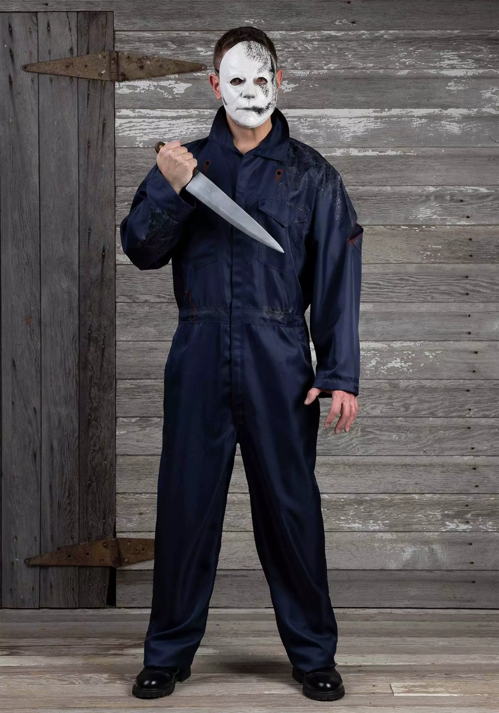 TRICK OR TREAT STUDIOS Halloween Kills Adult Coveralls Costume With Mask Combo 1 TRICK OR TREAT STUDIOS Halloween Kills Adult Coveralls Costume With Mask Combo