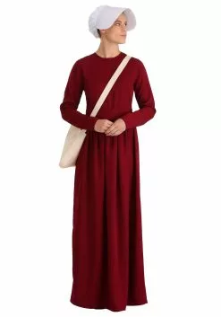 Fun Costumes Handmaid's Tale Deluxe Costume For Women -Scary Costumes store handmaids tale deluxe womens costume 2