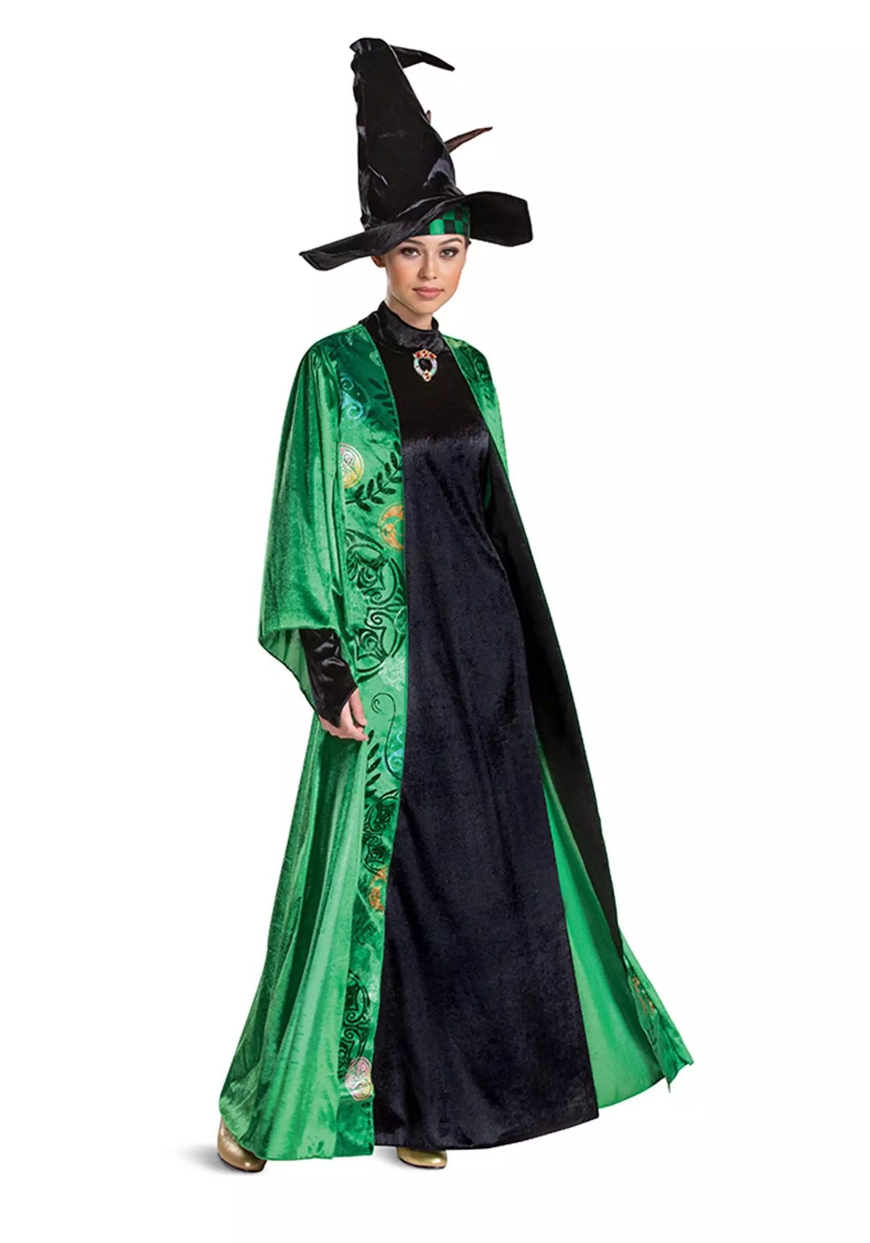 Disguise Harry Potter Adult Deluxe Professor McGonagall Costume 2 Disguise Harry Potter Adult Deluxe Professor McGonagall Costume - Image 2