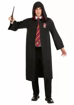 Jerry Leigh Adult Harry Potter Gryffindor Robe Costume 6 Jerry Leigh Adult Harry Potter Gryffindor Robe Costume -Scary Costumes store harry potter adult gryffindor robe alt 2