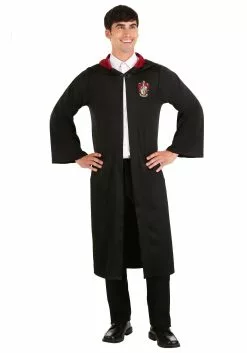 Jerry Leigh Adult Harry Potter Gryffindor Robe Costume 7 Jerry Leigh Adult Harry Potter Gryffindor Robe Costume -Scary Costumes store harry potter adult gryffindor robe costume