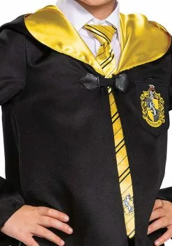 Disguise Harry Potter Classic Hufflepuff Robe Costume For Kids 7 Disguise Harry Potter Classic Hufflepuff Robe Costume For Kids -Scary Costumes store harry potter child classic hufflepuff robe costume alt 2