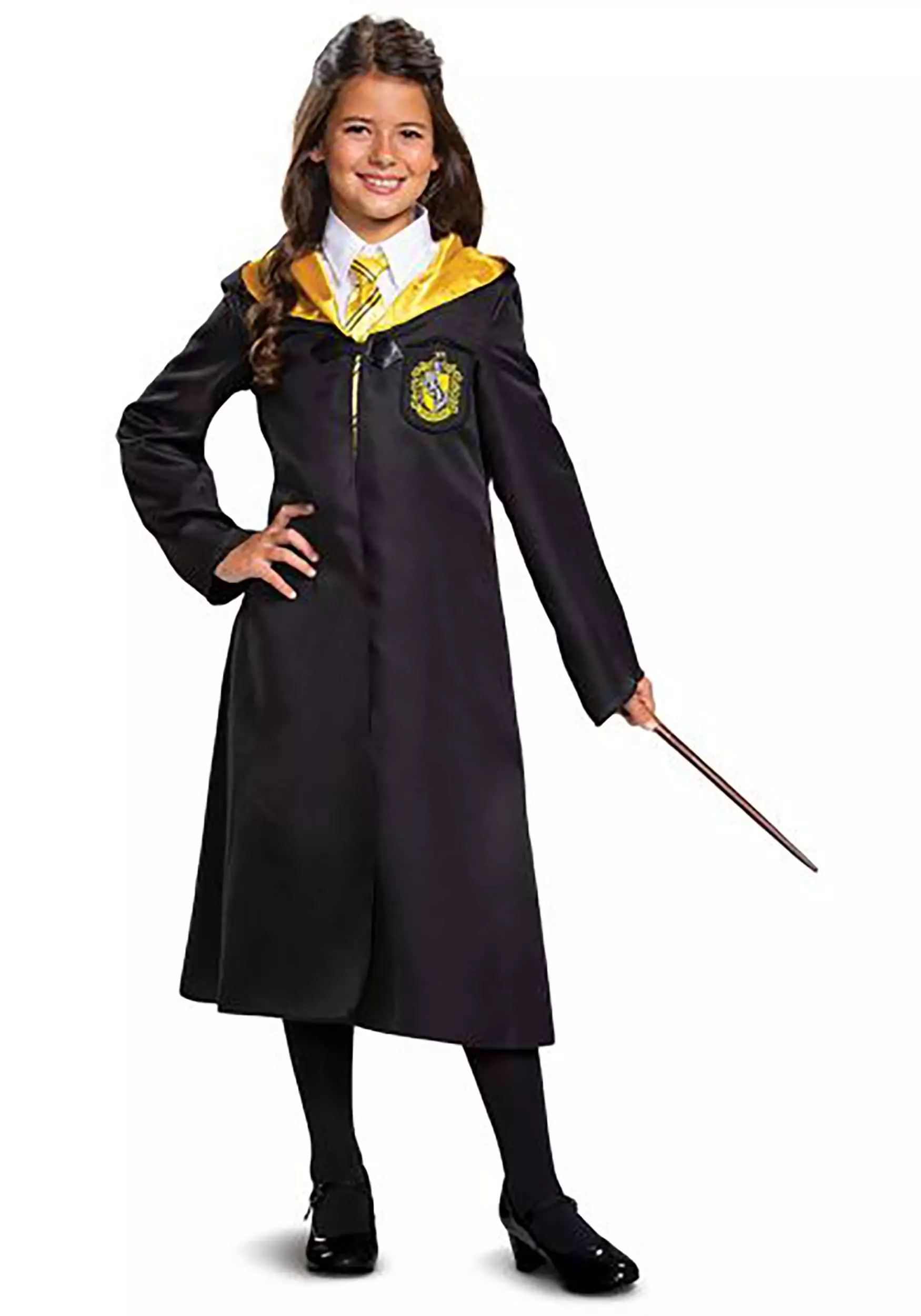 Disguise Harry Potter Classic Hufflepuff Robe Costume For Kids 5 Disguise Harry Potter Classic Hufflepuff Robe Costume For Kids - Image 5