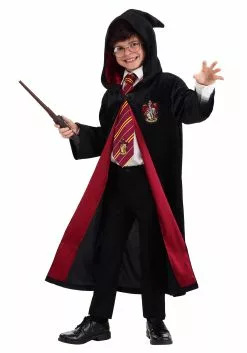 Jerry Leigh Harry Potter Kids Deluxe Gryffindor Robe Costume 14 Jerry Leigh Harry Potter Kids Deluxe Gryffindor Robe Costume -Scary Costumes store harry potter child deluxe gryffindor robe alt1