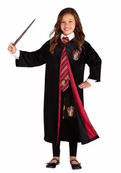 Jerry Leigh Harry Potter Kids Deluxe Gryffindor Robe Costume 18 Jerry Leigh Harry Potter Kids Deluxe Gryffindor Robe Costume -Scary Costumes store harry potter child deluxe gryffindor robe alt7
