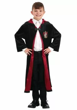 Jerry Leigh Harry Potter Kids Deluxe Gryffindor Robe Costume 17 Jerry Leigh Harry Potter Kids Deluxe Gryffindor Robe Costume -Scary Costumes store harry potter child deluxe gryffindor robe costume