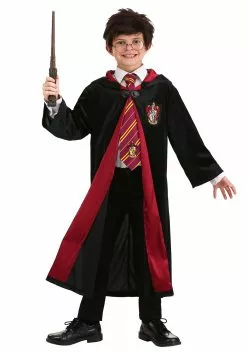 Jerry Leigh Harry Potter Kids Deluxe Gryffindor Robe Costume 13 Jerry Leigh Harry Potter Kids Deluxe Gryffindor Robe Costume -Scary Costumes store harry potter child deluxe gryffindor robe costume old main