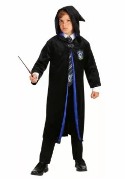 Jerry Leigh Kids Harry Potter Deluxe Ravenclaw Robe Costume 10 Jerry Leigh Kids Harry Potter Deluxe Ravenclaw Robe Costume -Scary Costumes store harry potter child deluxe ravenclaw robe alt 2
