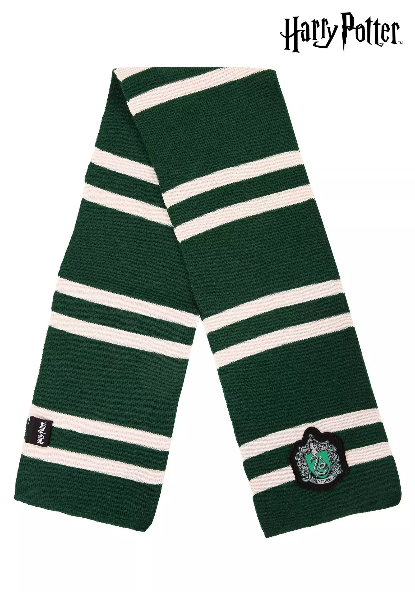Elope Harry Potter Deluxe Slytherin Knit Scarf 1 Elope Harry Potter Deluxe Slytherin Knit Scarf