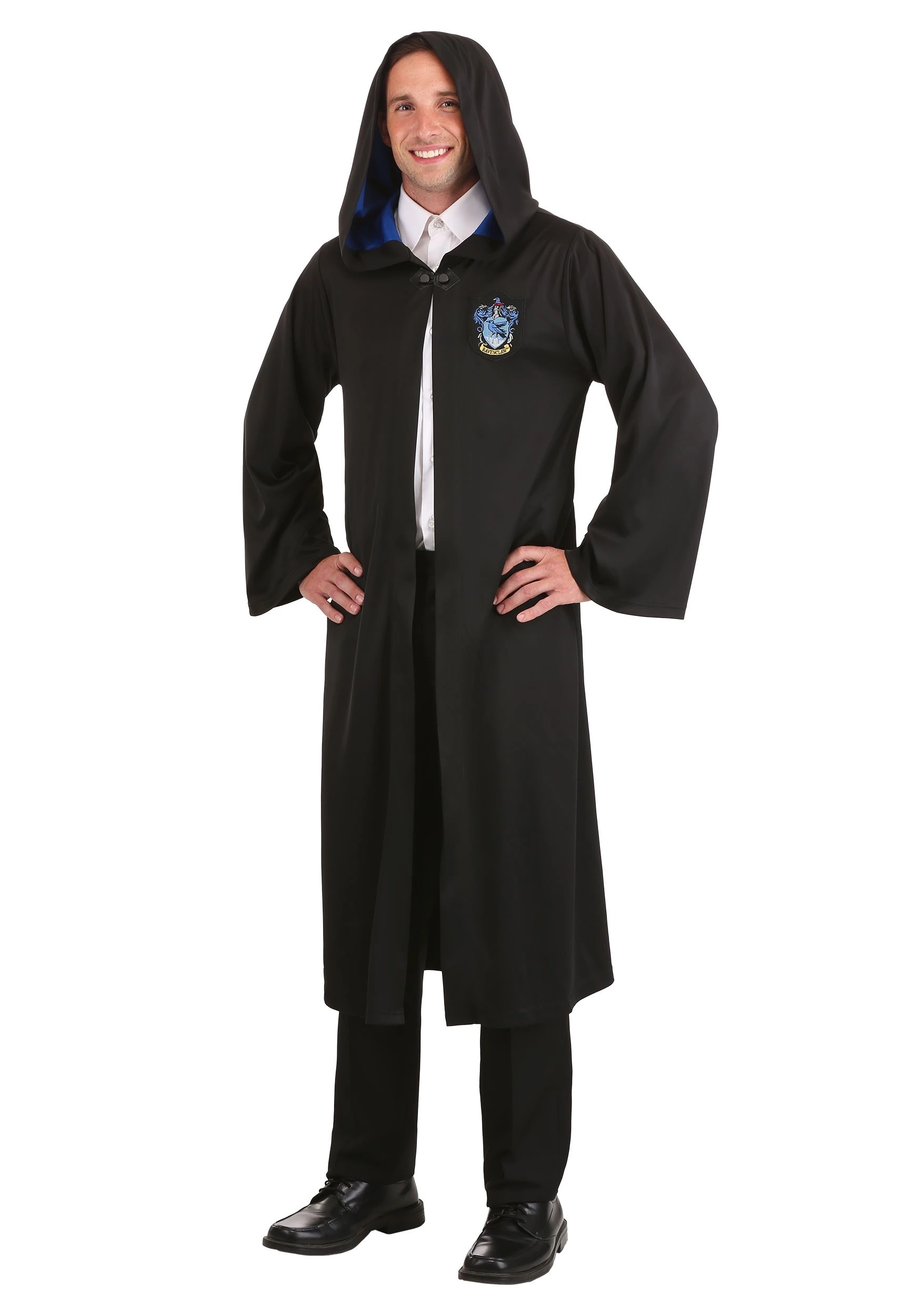 Jerry Leigh Harry Potter Adult Ravenclaw Plus Size Robe Costume 2 Jerry Leigh Harry Potter Adult Ravenclaw Plus Size Robe Costume - Image 2