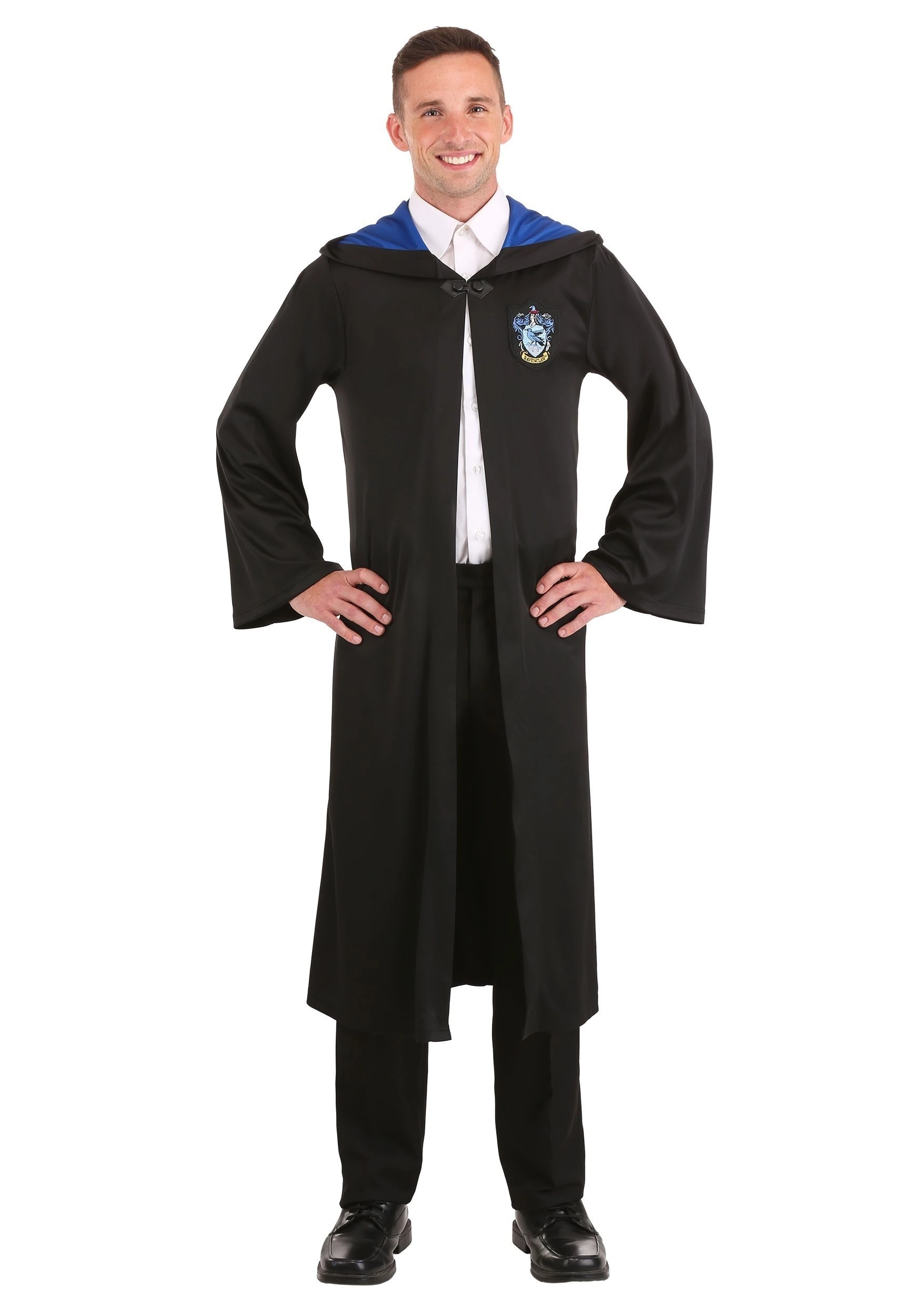 Jerry Leigh Harry Potter Adult Ravenclaw Plus Size Robe Costume 4 Jerry Leigh Harry Potter Adult Ravenclaw Plus Size Robe Costume - Image 4