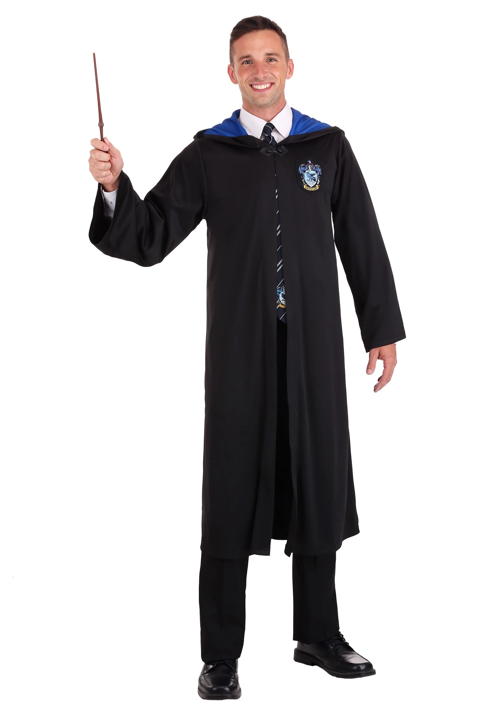 Jerry Leigh Harry Potter Adult Ravenclaw Plus Size Robe Costume 1 Jerry Leigh Harry Potter Adult Ravenclaw Plus Size Robe Costume