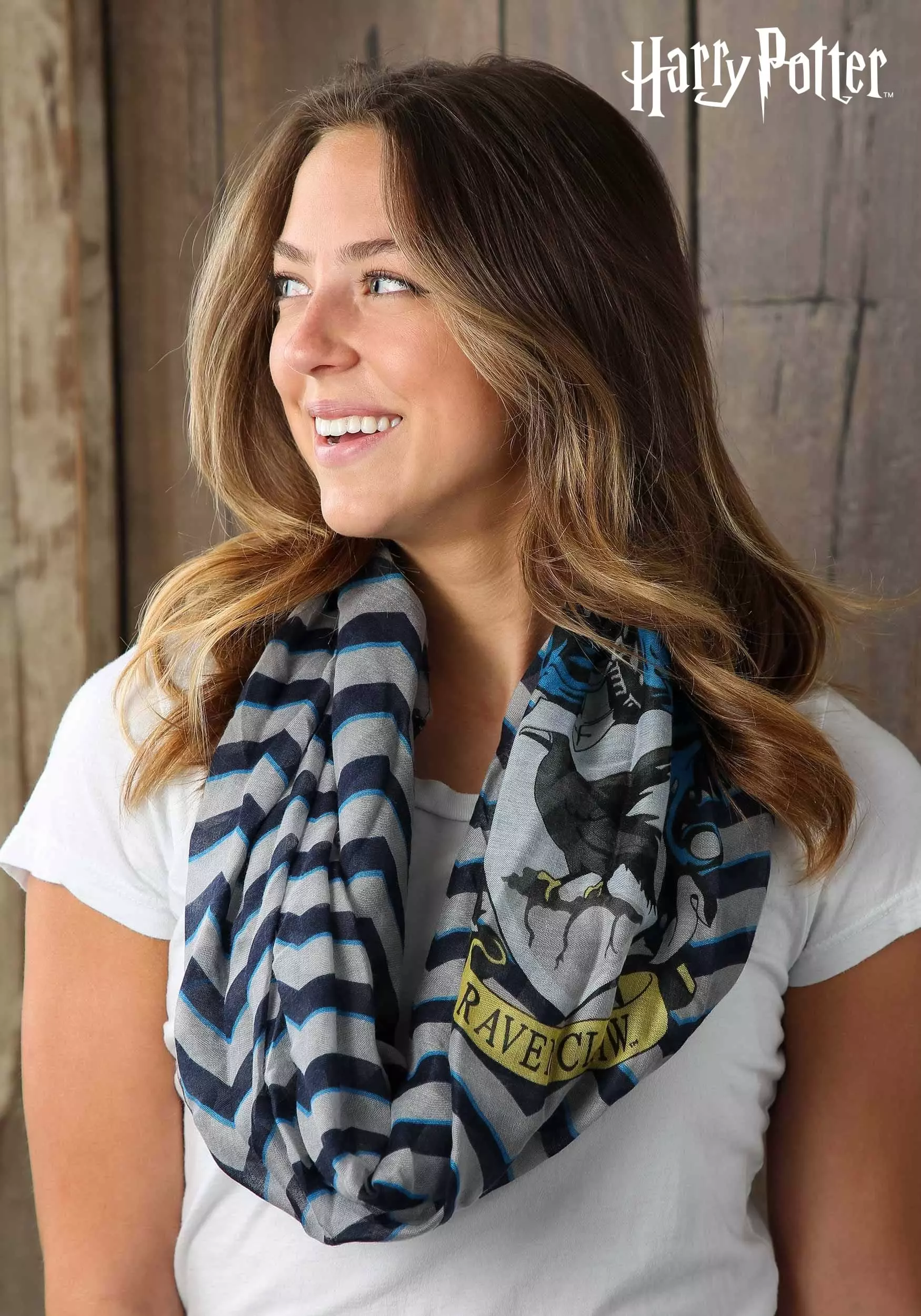 Elope Ravenclaw House Infinity Scarf 1 Elope Ravenclaw House Infinity Scarf