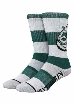 Bioworld Merchandising / Independent Sales Harry Potter Slytherin Stripe Rugby Crew Socks