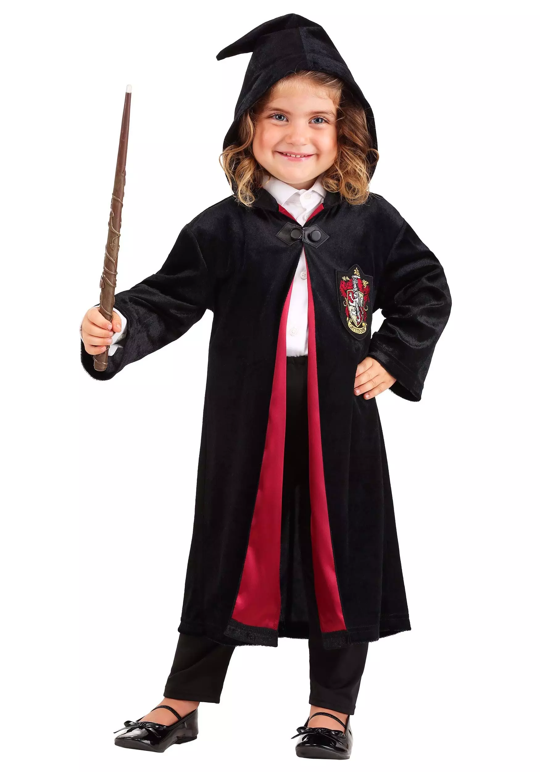 Jerry Leigh Harry Potter Deluxe Hermione Gryffindor Robe For Toddlers 1 Jerry Leigh Harry Potter Deluxe Hermione Gryffindor Robe For Toddlers