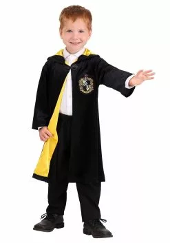 Jerry Leigh Kids Harry Potter Deluxe Hufflepuff Robe Costume -Scary Costumes store harry potter toddler deluxe hufflepuff robe costume